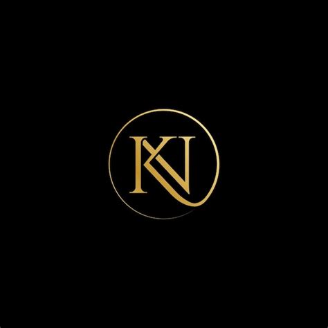 Logotipo De Kn Vector Premium