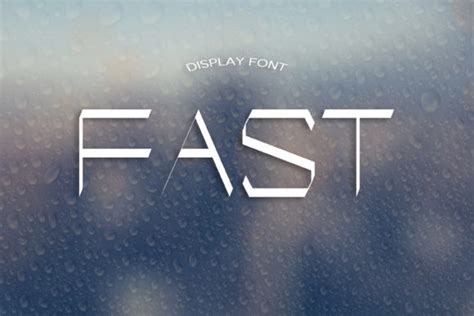 Fast Font By Dmytroyarish · Creative Fabrica