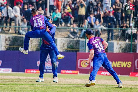 Nepal Defeats Papua New Guinea In ICC WCL 2 Dhindo Cricket