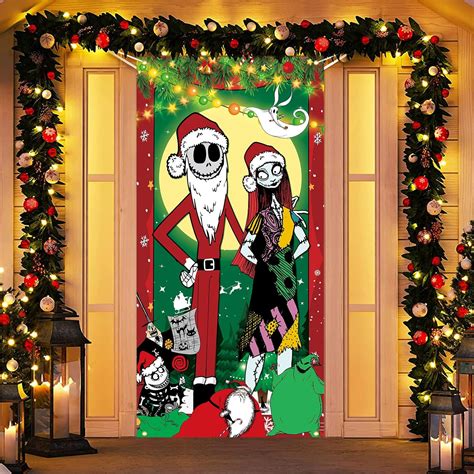 Amazon Christmas Door Cover Nightmare Before Christmas Door Cover