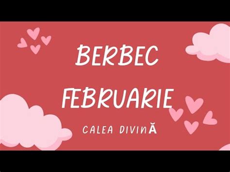 BERBEC FEBRUARIE IDEI NOI CARE ȚI POT SCHIMBA VIAȚA MOMENTE