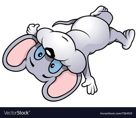 Falling Mouse Royalty Free Vector Image Vectorstock