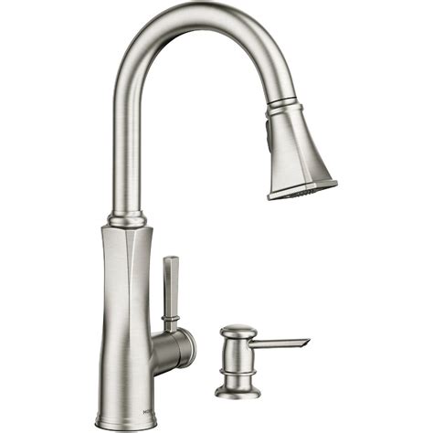 Moen Lizzy 1-Handle Kitchen Faucet, Spot Resist Stainless Steel | Do it ...