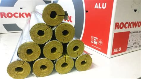 Rockwool Rs Wlg Steinwolle Rohrisolierung Alukaschiert