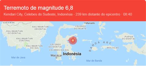 Terremoto De Graus De Magnitude Abala Leste Da Indon Sia Mundo