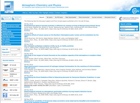 Atmospheric Chemistry and Physics – 09 May 2018 – Zero Geoengineering