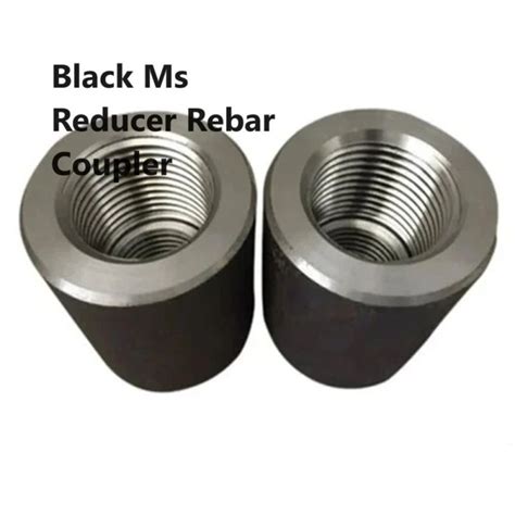 Silver Round Black Ms Reducer Rebar Coupler For Jointing At Rs In