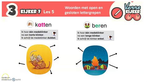 Spelling Kijker 7 Les 5 Ik Zoek Woorden Als Beren En Katten YouTube