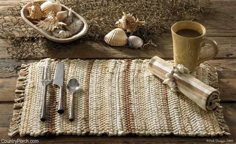 Placemats for elegant table settings