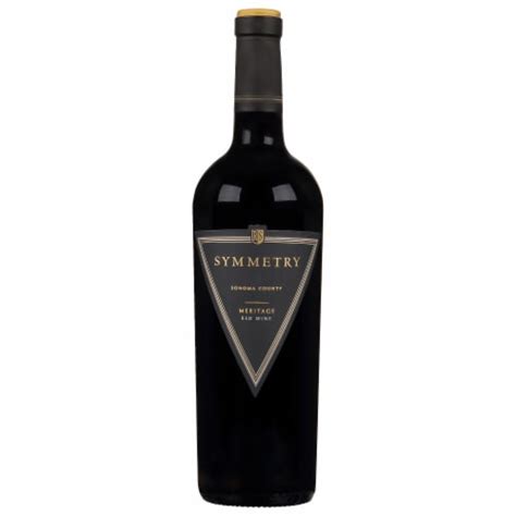 Symmetry Sonoma County Red Wine Meritage 750 Ml Smiths Food And Drug