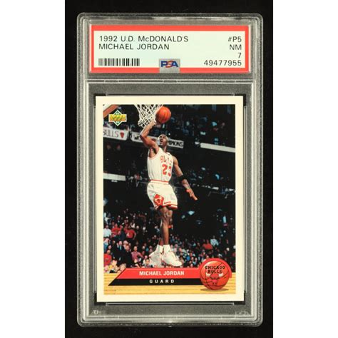 Michael Jordan Upper Deck Mcdonald S P Psa Pristine Auction