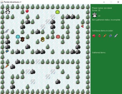 Panda Adventures A 2d Top Down Maze Game Built In Java