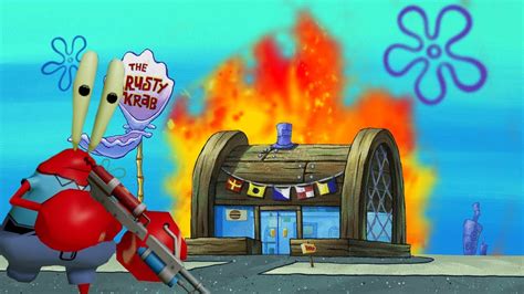 Helping Mr Krabs Commit Arson Youtube