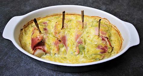 Recette De Poireaux Au Jambon Gratines