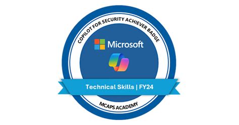 Copilot For Security Technical Skills Achiever Badge Credly