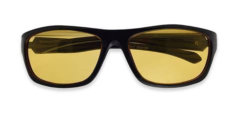 Elisian Yellow Tinted Wraparound Sunglasses S59c2374 ₹1150