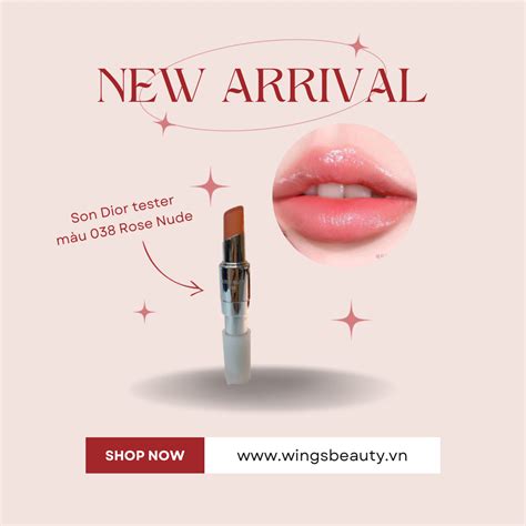 Tester DIOR Son dưỡng Dior Addict Lip Glow 038 Rose Nude