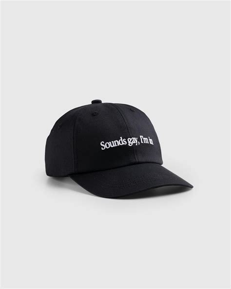 Carne Bollente Sounds Gay Cap Black Highsnobiety Shop