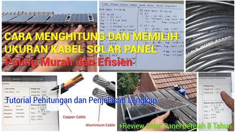 Cara Menghitung Kabel Utk Solar Panel Paling Murah Efisien Review