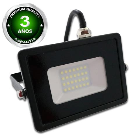 Compra Tu Proyector Led Para Exterior W Eco Slim Negro En Rivas