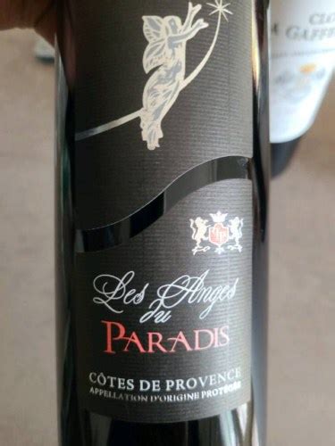 Château Paradis Les Anges du Paradis Côtes de Provence Rouge Vivino US