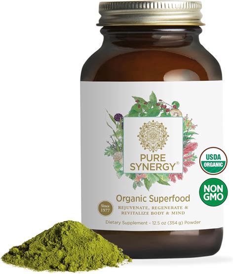 Pure Synergy Organic Superfood Powder Organic Green