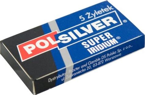 Żyletki Polsilver Super Iridium 100szt (20x5) 10501942620 - Allegro.pl