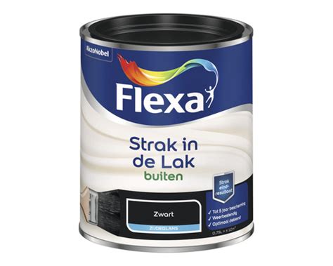 FLEXA Strak In De Lak Buitenlak Zijdeglans Zwart 750 Ml Kopen HORNBACH