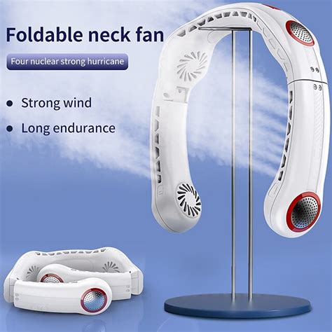 Ventilador Port Til Para Colgar En El Cuello Plegable Para Verano