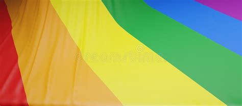 Bandera Arcoiris Lgbt Símbolo De Orgullo Gay Textura De Fondo Lgbtq Derechos De La Comunidad 3d