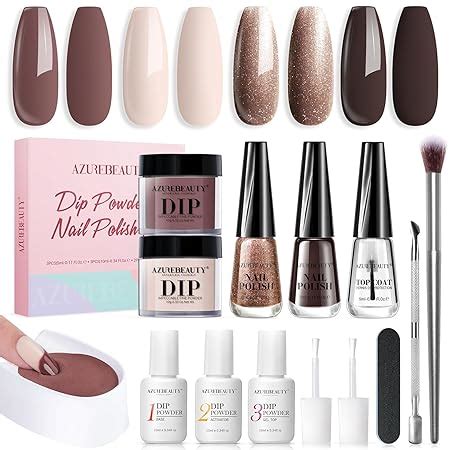 Amazon Azurebeauty Nail Polish Dip Powder Nail Kit Starter