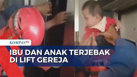 Ibu Dan Anak Terjebak Di Lift Gereja Akibat Listrik Padam Youtube