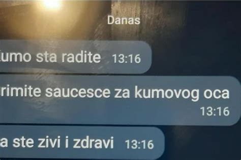 KUMA MI JE IZJAVILA SAUČEŠĆE A ONDA POSLALA OVO Šok prepiska