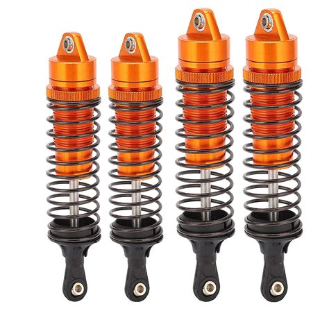 Amazon.com: 4Pcs Metal Orange Slash Shocks For Traxxas Slash 2wd Shocks