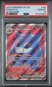 Gengar Ex Scarlet Violet Temporal Forces Ultra Rare