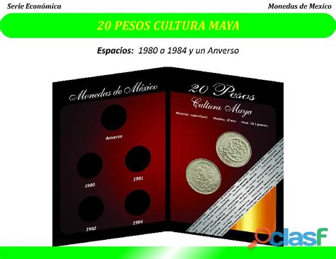 20 Pesos Cultura Maya Album Imperial Coleccionador De Lujo En Veracruz