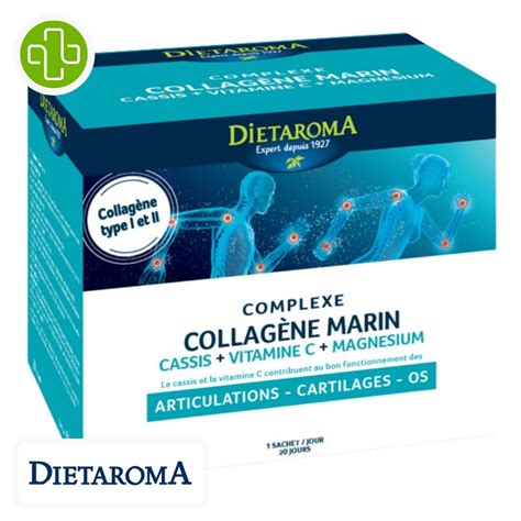 Dietaroma Complexe Collagène Marin Articulations Cartilages And Os 20 Sachets Maroc