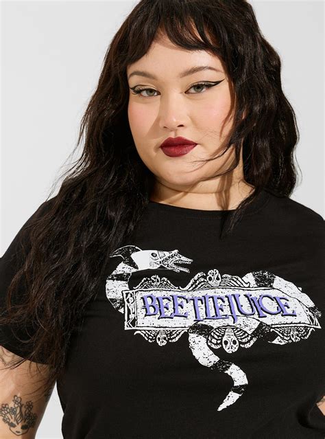 Plus Size Beetlejuice Classic Fit Cotton Crew Tee Torrid