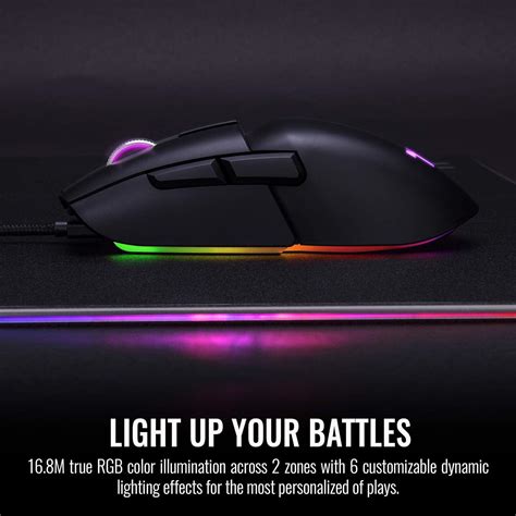 Thermaltake Argent M5 Gaming Mouse 16.8M RGB Color Software Enabled 8 ...