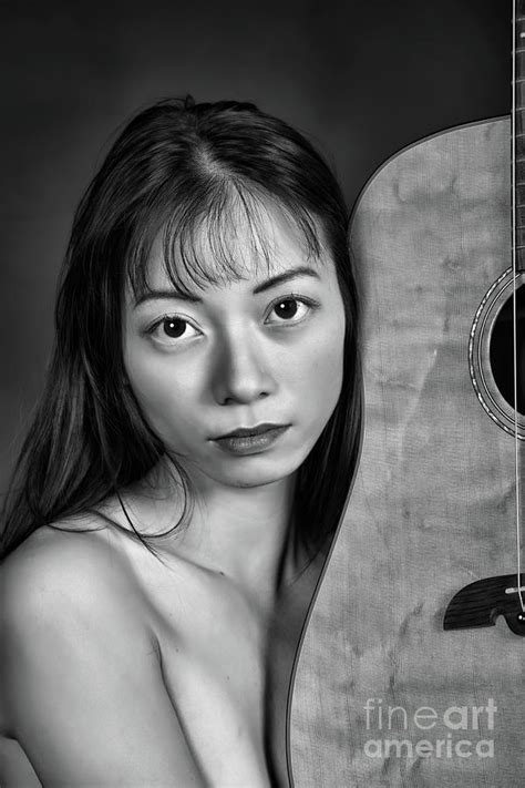 415 1947 Nude With Guitar B And W Photograph By Kendree Miller Fine