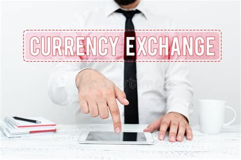 Handwriting Text Currency Exchange Business Overview Process Of