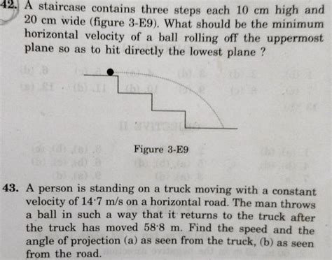 A Staircase Contains Three Steps Each Cm High And Cm Wide Figu