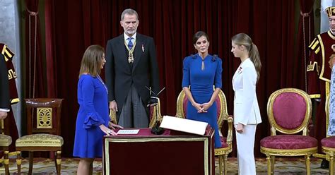 Estas Han Sido Las Palabras Concretas Que Ha Pronunciado La Princesa Leonor En La Jura De La