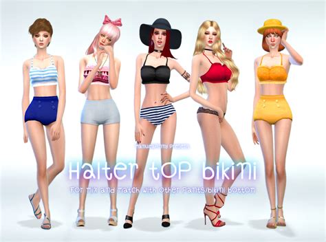 Manueapinny Today I Made Halter Top Bikini For SIM MU