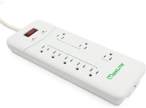 Amazon MaxLite Advanced Power Strip With 8 RECEPTACLES And 1350