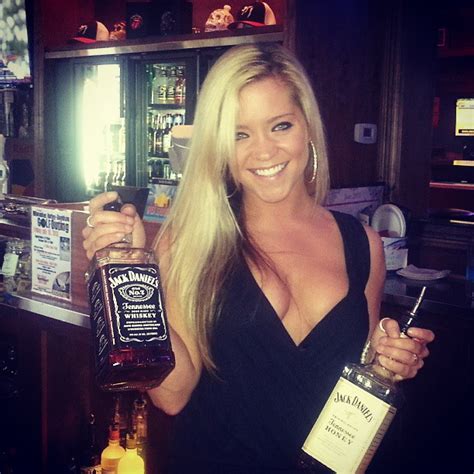 Incredible Blonde Amazing Cleavage And Some Jack Daniels Porn Pic