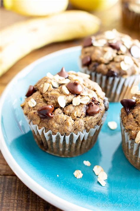 Banana Oatmeal Chocolate Chip Muffins