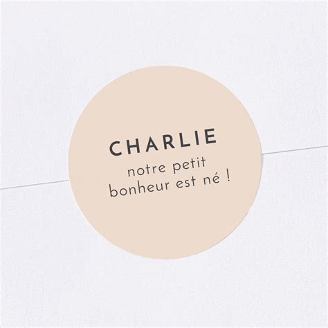 Petit Sticker Naissance Arlequin Nude Cotton Bird