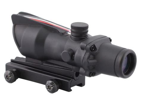 X Acog Red Optical Fiber Rifle Scope Replicaairguns Ca