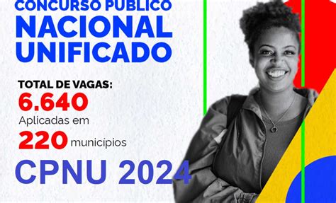 Concurso Nacional Unificado 2024 Inscrições Vagas Cronograma